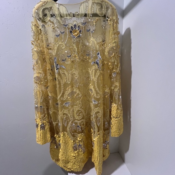 Louis Vuitton sheer sequin dress